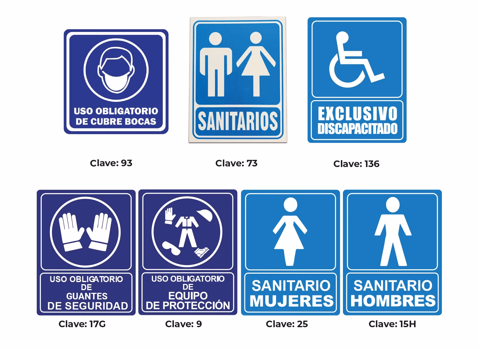 ¿Dónde se deben colocar los carteles?