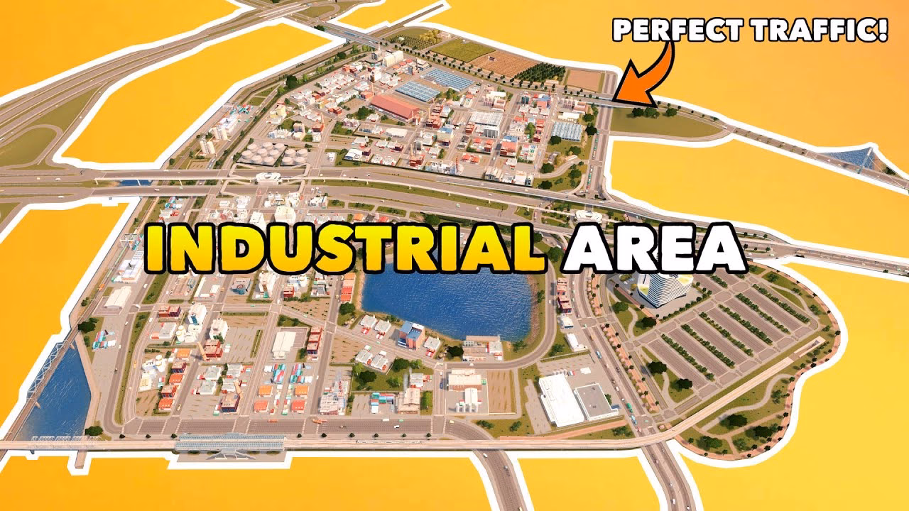 ¿La zona de oficinas es industrial en el skyline de las ciudades?