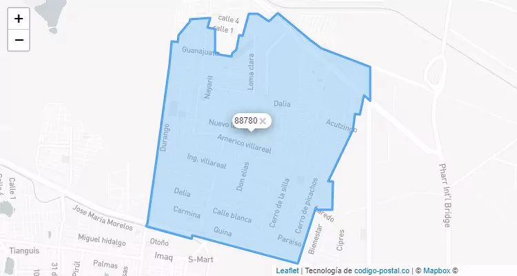 ¿Qué colonia es el CP 45645?