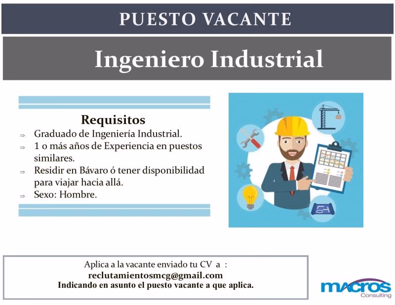 ¿Cuánto gana un ingeniero industrial?