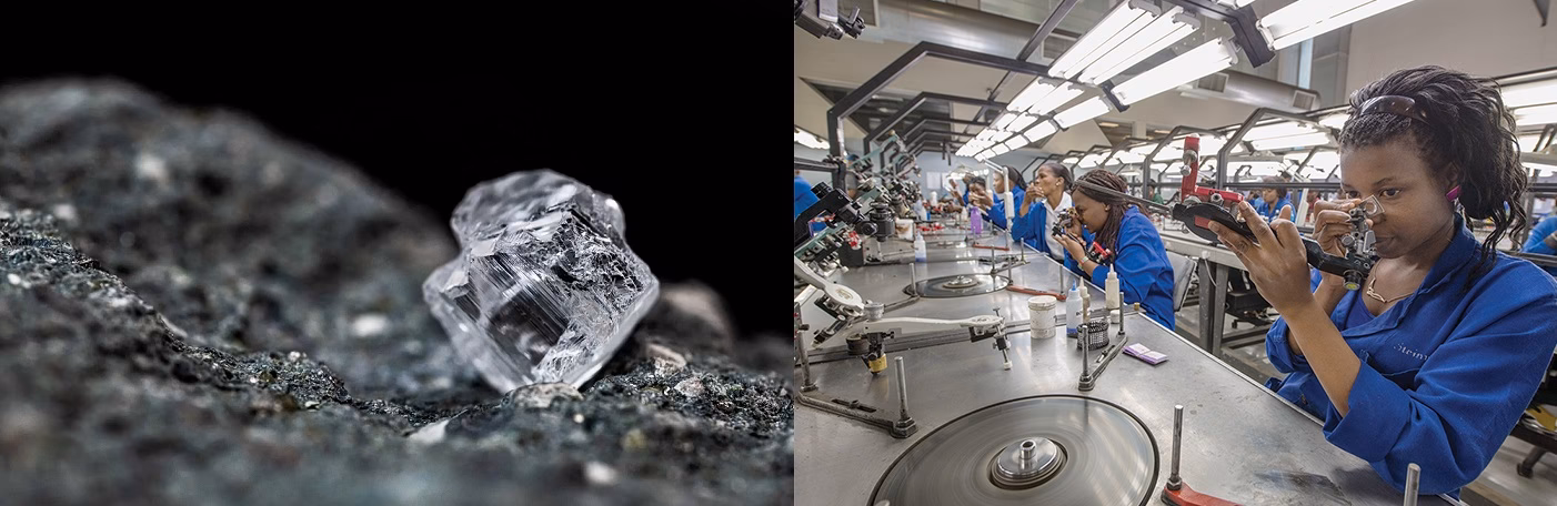 ¿Quién es el mayor fabricante de diamantes del mundo?