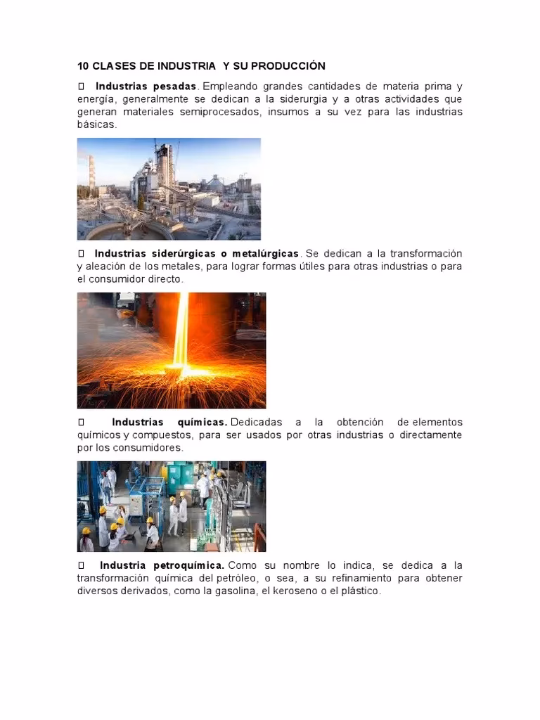 ¿Qué son las fábricas o industrias?