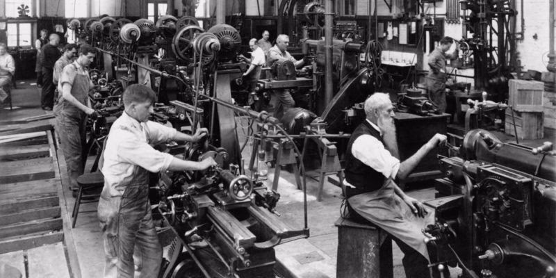 ¿Qué parte de Inglaterra es un centro industrial?