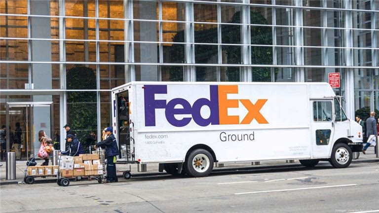 Where can I turn in my FedEx package?