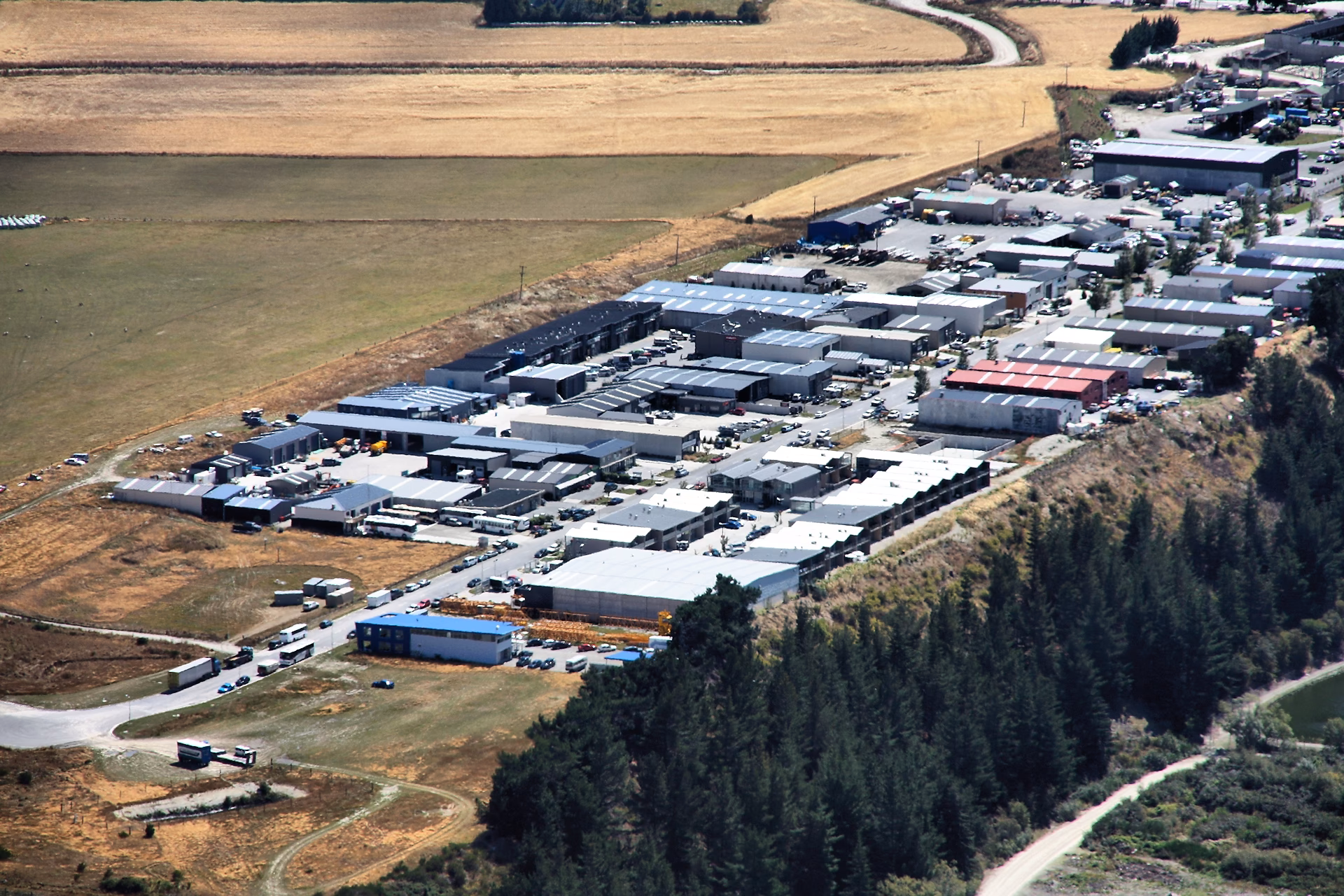 What is an example of an industrial zone?