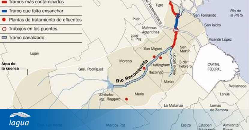 ¿Qué regiones abarca el río Reconquista?