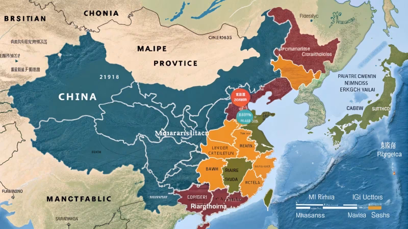 ¿En qué parte de China hay más fábricas?