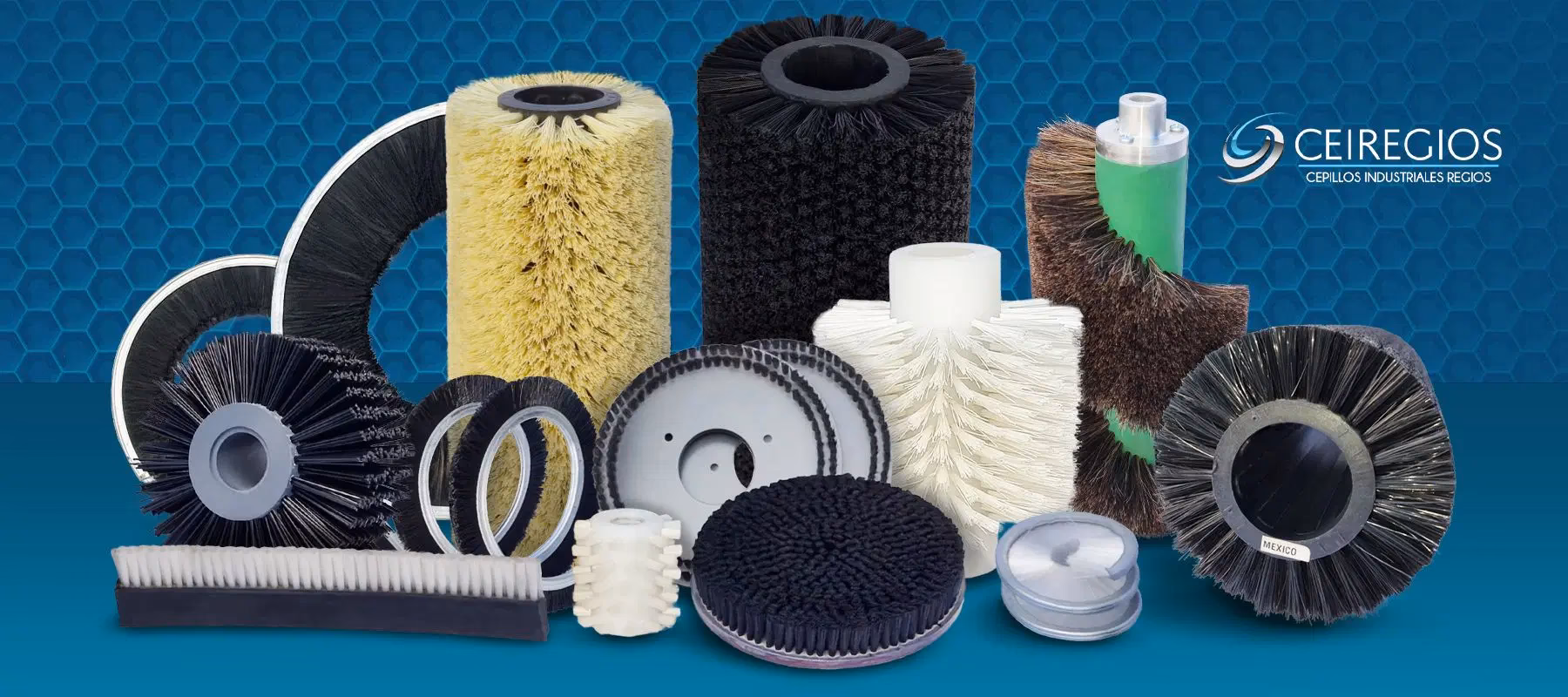 ¿De qué material están hechos los cepillos industriales?