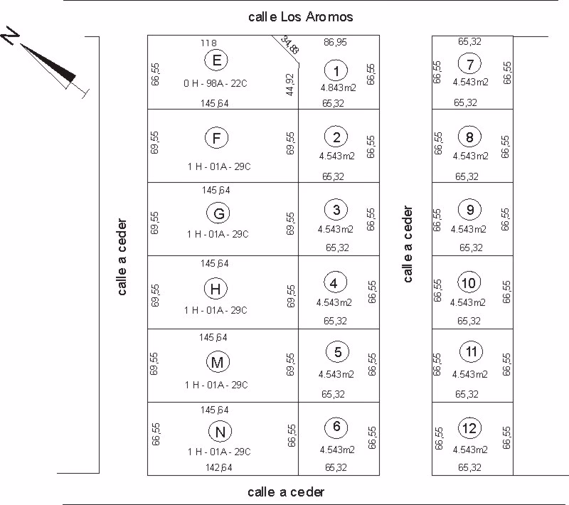 ¿Cuál es la medida de un lote de terreno?
