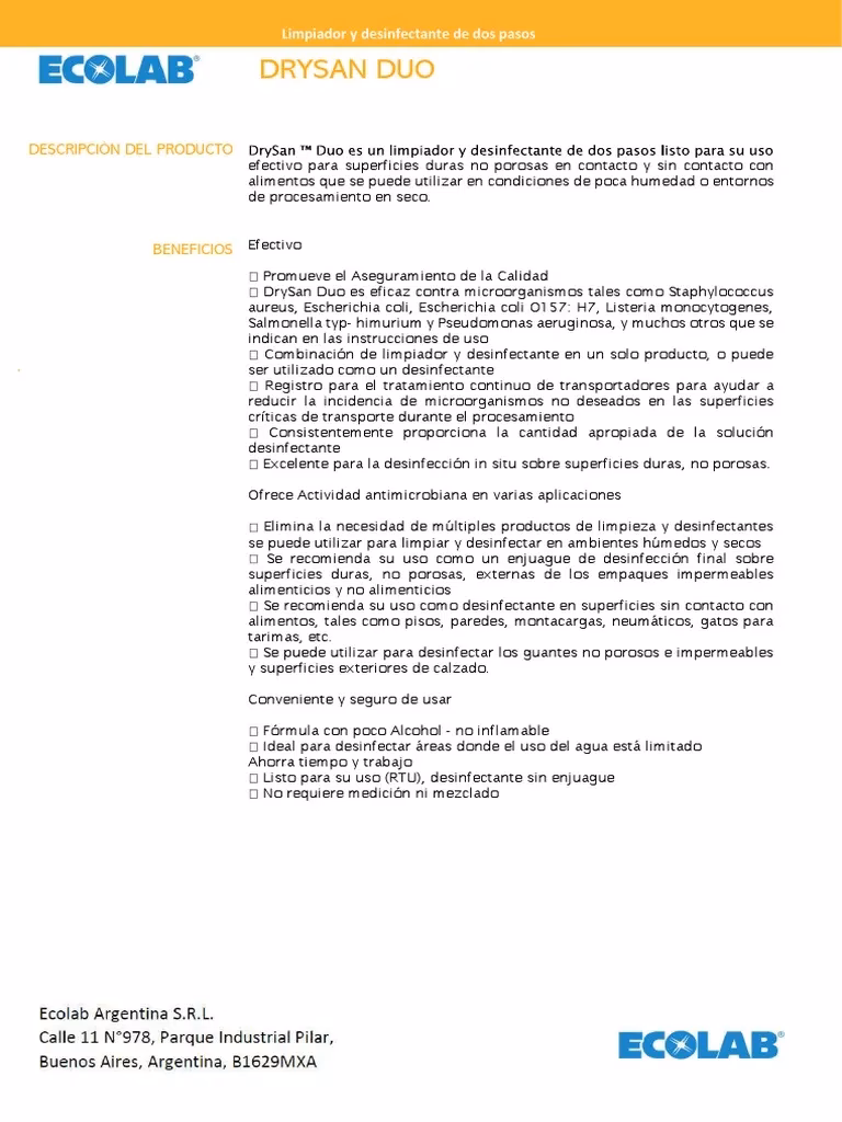 ¿Qué revisa Ecolab?