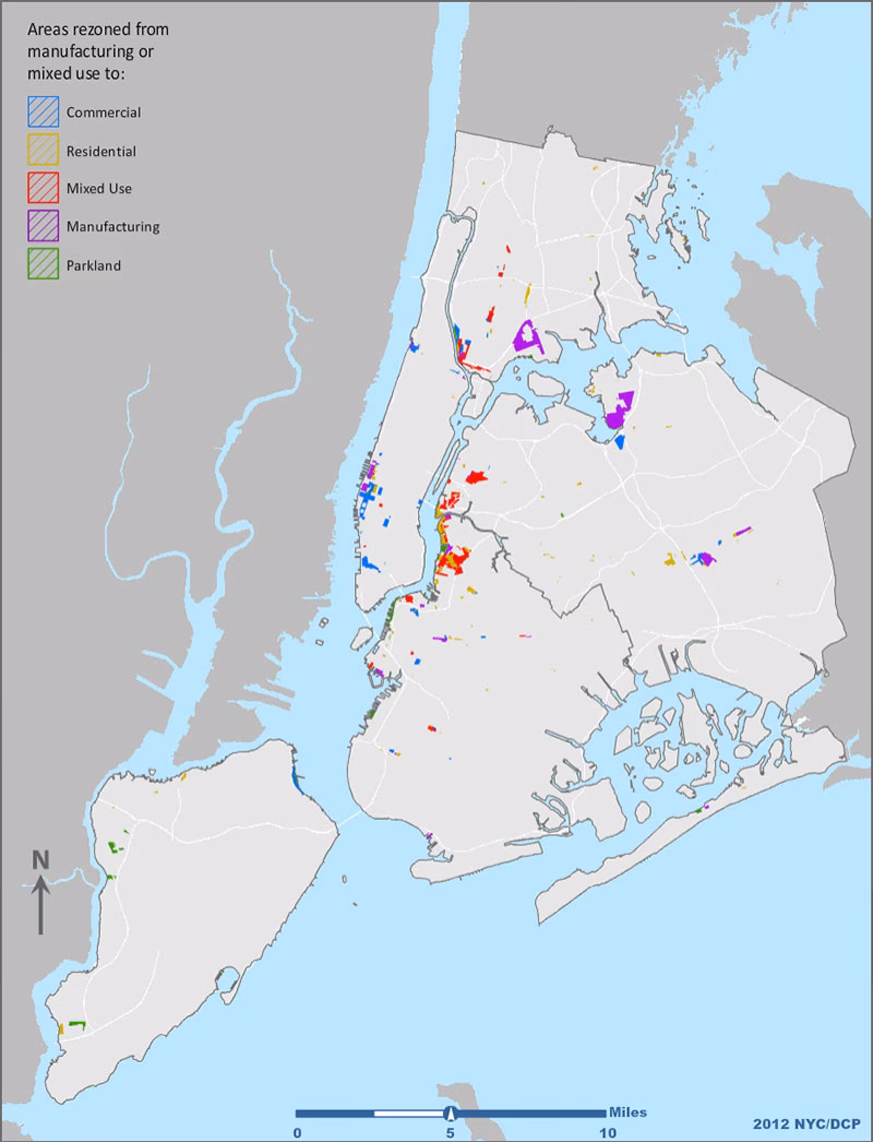 What is considered a business district in NYC?