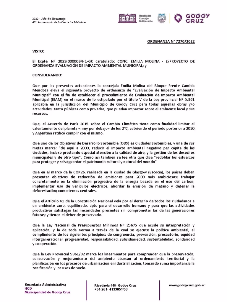 ¿Cómo sale una ordenanza municipal?