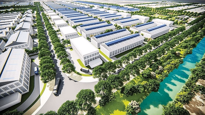 What is a green industrial park?