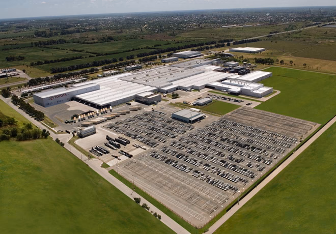 ¿Dónde está ubicada en Argentina la planta industrial de Toyota?