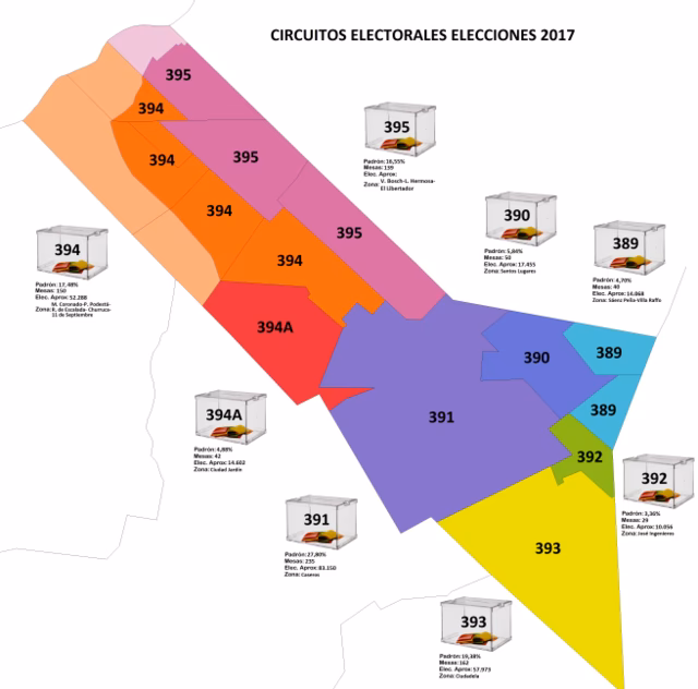 ¿Cuántos habitantes tiene Tres de Febrero?